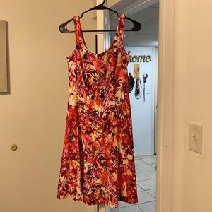 Floral sleeveless dress